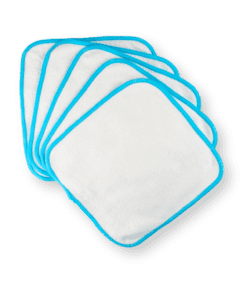 Tvättlappar i bambufrotté 5-pack