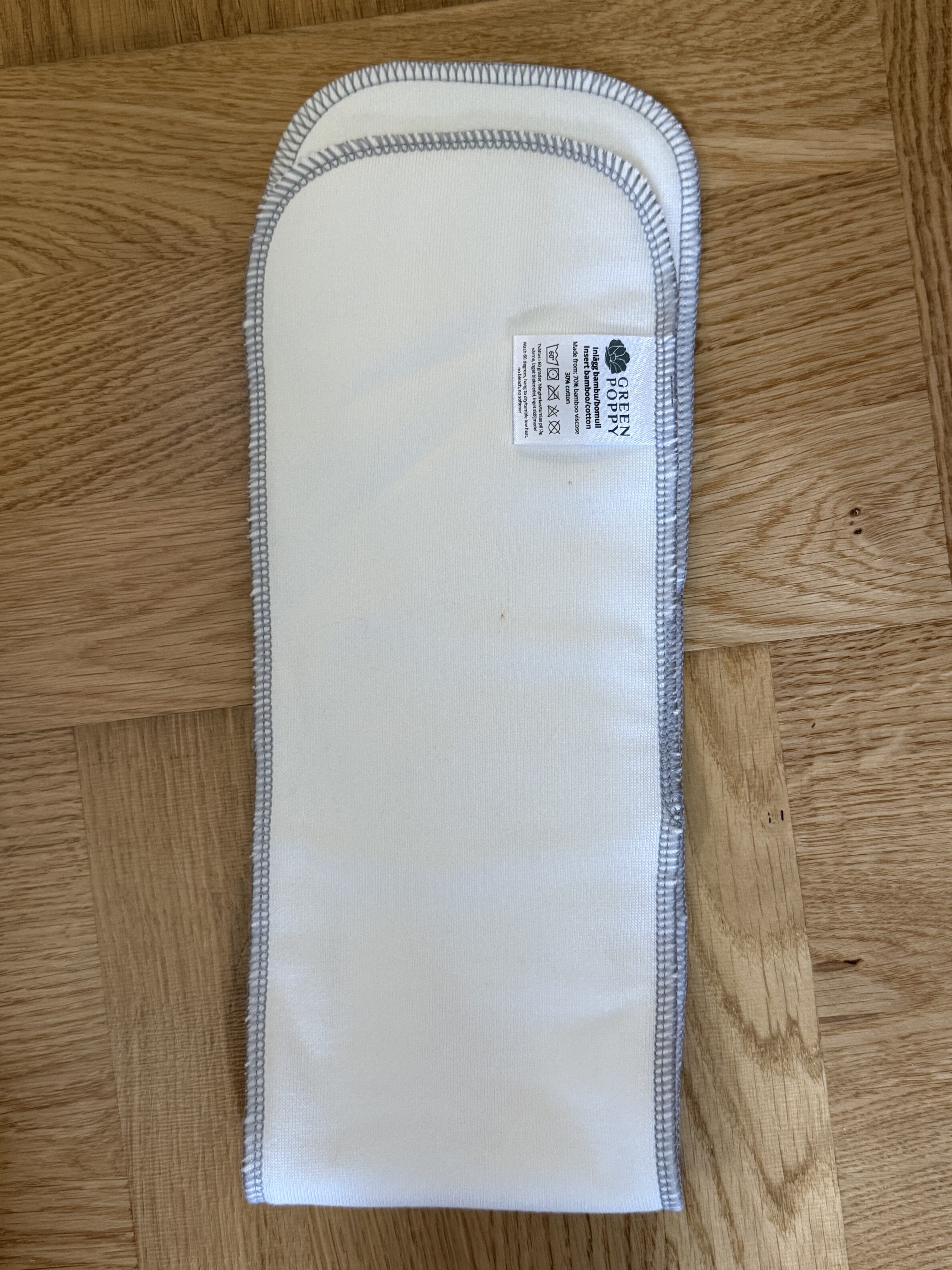 Lång inlägg i bambu/bomull 1 - andrasortering